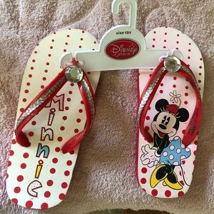 minnie mouse flip flops